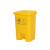 垃圾桶黄色废弃物脚踏桶医院诊所大号带盖商用脚踩桶 加厚40L/脚踏/黄色