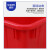 ABDT厚塑料长方形牛筋水箱周转箱特大号储水桶养鱼水产水箱养殖水箱 红色160无盖 外径75.554.542.5