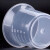 刻度杯 塑料烧杯 实验室器皿 塑料量杯 2000ML 2个 500ml2个 BY2019