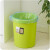 中环力安 垃圾桶创意大号办公室无盖垃圾篓塑料桌面厨房卫生间垃圾桶8 中号绿色 24X27cm