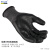 新款TPE320手套抓力王黑胶皮手套耐磨防滑耐用建筑工地搬运 6双 荣之拓TPE320浸塑手套 L
