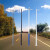 利瑞捷 监控立杆1米2米2.5米3米3.5米4米5米6米监控杆加厚组合分段小区户外道路立柱支架 拼接组合款 1.5米高76通径立杆