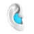 LISM可塑性耳塞硅胶泥可塑性耳塞防噪音学生宿舍睡觉超静音防吵降噪 硅胶泥耳塞蓝色3D眼罩+ 蒸汽眼 M