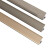 顶然 铝合金t型装饰条钛金条压条收边条卡条背景墙门板金属T形条 20mm加厚T型条--橡木色