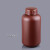 定制塑料瓶大容量大小口试剂瓶广口黑色棕色避光瓶HDPE白色样品 棕大口1L