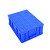 豫恒玖加厚塑料周转箱零件盒长方形运输收纳箱物流中转盒配件整理箱蓝色340*270*130mm