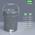 水杉20L灰色带龙头实验室放水桶加厚塑料下口桶龙头桶带水龙塑料放水桶