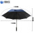 沸耐笙 FNS-15026 商务工业伞多规格直杆雨伞 30寸8骨/黑胶藏青色 1把