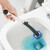 兰诗 FH-2013 一次性马桶刷套装自带清洗剂清洁刷免打孔壁挂式刷子 蓝色+8个替换头