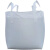 全新白色吨包吨袋吨包袋1吨2吨加厚耐磨太空袋重工业集装污泥沙袋 1.3-1.5吨加强双经布 上料口平底 90*90*100