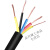 YC橡套软电缆线铜芯国标2/3/4芯1/2.5/4/6平方橡胶YCW电线护套线 国标5芯1.5平方/整卷