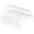 Gjqs 304不锈钢电焊网片围栏护栏 格网阳台防护钢丝网格铁丝网 孔6 丝0.8*1米宽