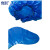 寰跃 YM-SF-032 一次性防雨防水防滑高筒鞋套加厚户外塑料脚套均码 50个装  蓝色透明 蓝色透明 均码 现货 