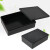 加厚元件盒带盖零件盒黑色电子元器件工具收纳盒ESD塑料小盒子导 中号抽屉式165*120*60mm有隔板