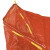 蔬菜水果网眼袋55×85cm（100个装）圆织网袋抽绳网兜尼龙透气网袋编织袋（加密加厚） 45X75CM 橘黄