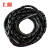上柯 E1689 缠绕管 绕线管束线管理线器集线器 绝缘包线管 黑色18mm(长约3.3米)