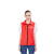 苏识SSLB028 男女通用款宽松短外套 个性时尚文化衫马甲 四季可穿反光拉链上衣 宽松(颜色:红色)M