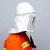 劳卫士 LWS-017铝箔耐热1000度高温隔热头罩 防火防飞溅防高温安全帽 消防隔热帽