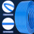 机械臂拖链专用柔性软聚氨酯气管TUS0425/0604/0805/1065W/N/B/BU 10×6.5 (100米) 蓝色