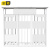 金蝎 氧气存放棚工地标准化安全防护棚气瓶笼二氧化碳安全防护罩防砸棚 白色 三开门1m宽2.25m长2m高