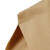 铸固 打包袋食品袋面包袋 通用方底牛皮纸袋包装一次性黄皮纸袋 (100个) 非防油28*15*9