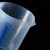 量杯 加厚蓝色刻度量杯 带盖量杯 耐酸碱 厨房烘焙量杯 塑料量杯 500ml无盖