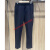 斐乐（FILA）2024春季新款男装休闲加绒高端商务针织长裤 F11M412602 F11M412602FBK M