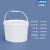 厂家批发椭圆形桶6kg10公斤20L涂料桶五金艺术乳胶漆包装桶 10L 白色(可做热转印/膜内贴)
