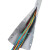 希万辉 PVC扣式结束带阻燃套管电线缆保护套裹线布包线套 75m灰色束径40mm