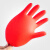 东方红 橡胶手套工业耐酸碱手套防水双层乳胶手套 红白*10双M