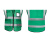 反光背心马甲安全服交通骑行夜光建筑工人施工驾驶员定制反光衣 针织布 多口袋绿色
