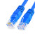 俊滢（JUNYING）JY-LLX05六类非屏蔽成品网络跳线 数据延长线 蓝色 5米/条