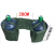 定制桶包便携式大容量帆布包布袋包桶装水送水袋专用加厚耐磨轻便 绿色2桶(间距28CM)