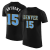 米黛龙掘金15号安东尼退役纪念球衣短袖男夏季湖人队7号ME7O篮球运动t恤 黑色开拓者安东尼 S