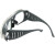 千惠侬自动变光电焊面罩电焊眼镜电焊防护面屏头戴式氩弧焊焊工电 BX-5黑色面罩+灰色眼镜【1副】