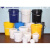 惠利得1L-35L塑料桶墨水桶10L胶水涂料油墨防冻液机油润滑油化工桶 20kg 2.5L全新料欧式带盖 瓷白(2个的价格