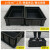 超厚防静电周转箱塑料胶零件盒电子元件盒黑色收纳箱物料养龟胶框 超厚AA24#（620*430*250）