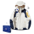 NASA LIKE官方男装外套男春秋季户外时尚运动休闲情侣款冲锋衣防风防水夹克 男款-米白色（春秋款） XL