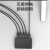 京普联盛  USB2.0版本打印切换器 四进一出台式机共享4口手动切换 JPLS-QHQ4