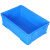 加厚塑料周转箱五金电子工具胶箱元件盒可带盖运输箱物流箱乔丰牌 B45号箱蓝色 515*365*135mm