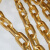 集兴 JX-0284 防爆铜链条锁工业黄铜倒链锁  锁链5mm粗/0.6m长 1条