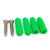 优束 绿色塑料膨胀管 膨胀胶塞 6mm8mm内膨胀螺栓膨胀墙塞 M8(1000个） 