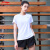 李宁（LI-NING）运动服女款羽毛球服T恤短袖速干春夏季羽毛球服装 白色ATSP416 L码