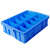 周转箱长方形零件盒分格箱多格收纳加厚塑料分类螺丝盒分隔箱胶框 新-分格箱-加厚盖子 外尺寸567*418*150