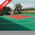 定制塑胶彩色颗粒原料EPDM室外田径橡胶跑道地板塑料球场地坪地面 翠绿色 翠绿色一袋25KG