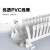 PVC线槽阻燃电柜线槽电线明装线槽配电柜工业走线槽灰色塑料线槽 50高*100宽 加厚(一根2米)
