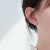 ROUNDSINKs925银猫咪耳钉女新款潮网红2023年个性耳环可爱饰品耳饰 海豚 耳钉