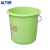 希万辉 多功能清洁洗车桶塑料手提装水桶【32*30cm绿色15L】XWH0107