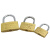 比鹤迖 BHD-0435 铜挂锁小锁头叶片锁 20mm铜挂锁-通开 1把