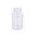 HKNA小空瓶子塑料带盖密封分装瓶迷你药瓶小样透明圆形大号样品瓶液体 100毫升 塑料透明瓶